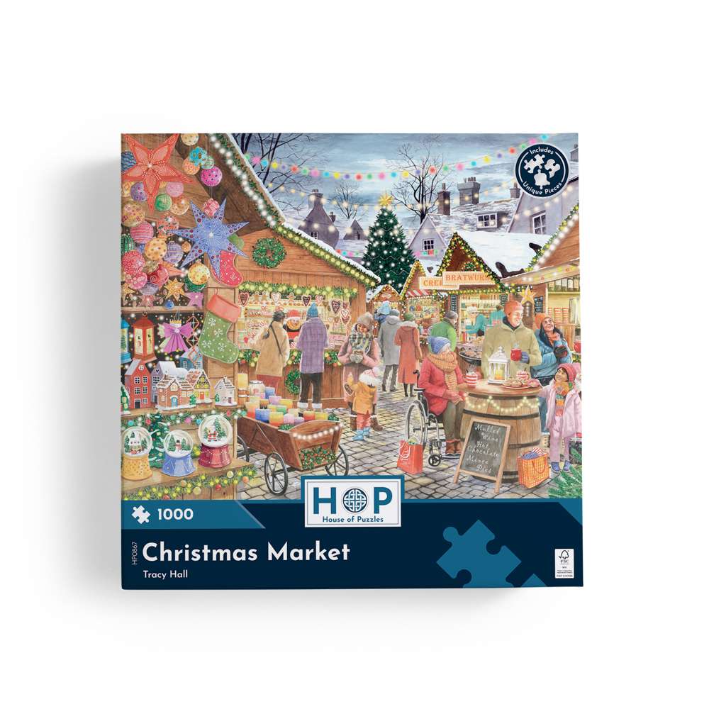 Christmas Market 1000 Piece Puzzle