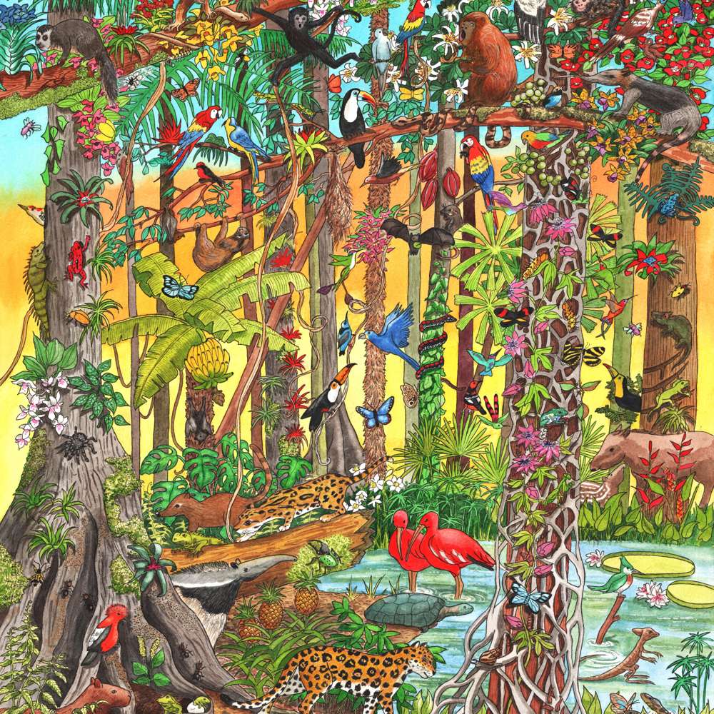 Animal Antics 100 Piece Puzzle
