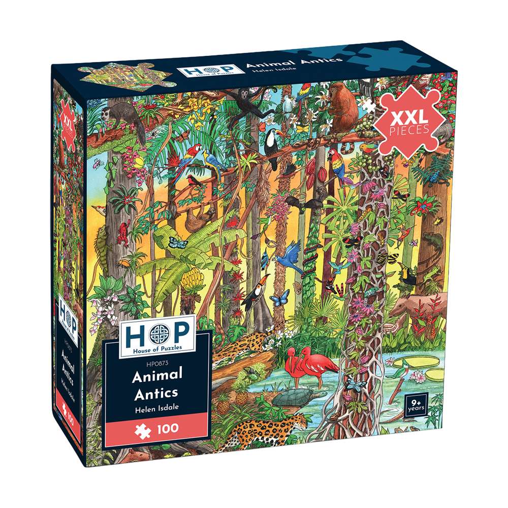 Animal Antics 100 Piece Puzzle