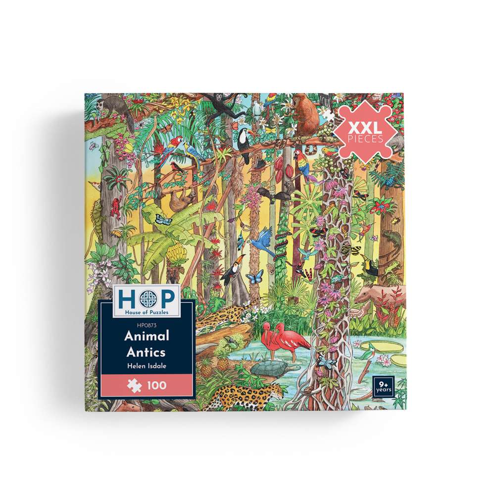 Animal Antics 100 Piece Puzzle