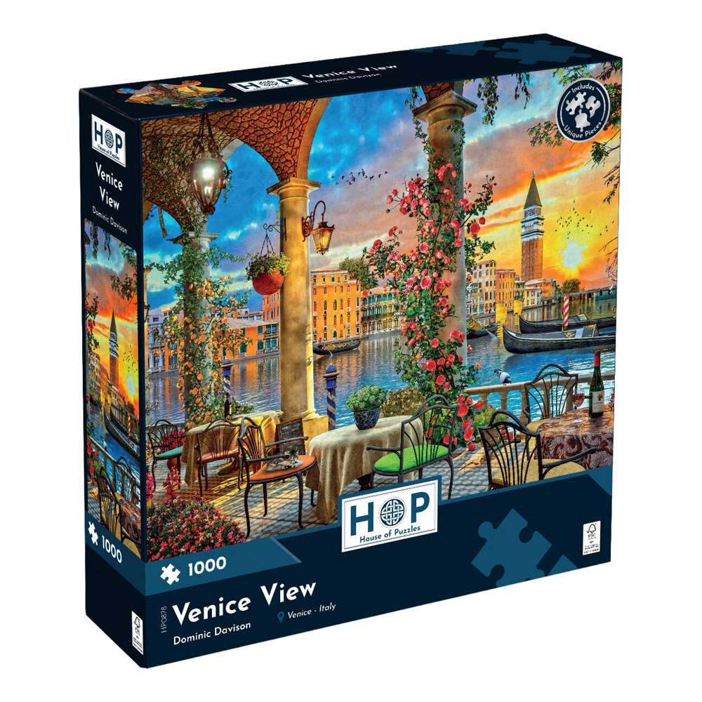 Venice View 1000 Piece Puzzle