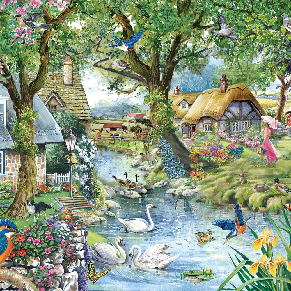Kingfisher Cottage BIG 500 Puzzle