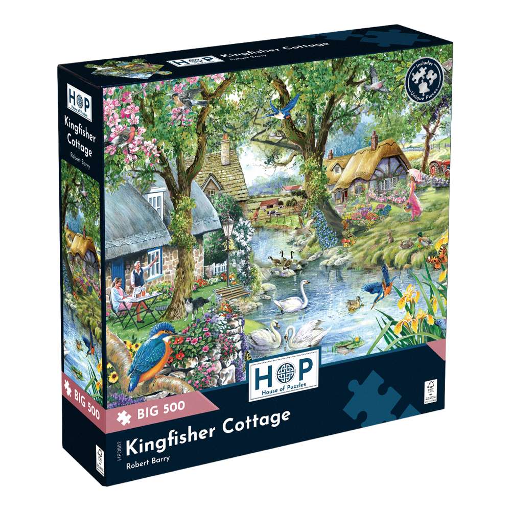 Kingfisher Cottage BIG 500 Puzzle