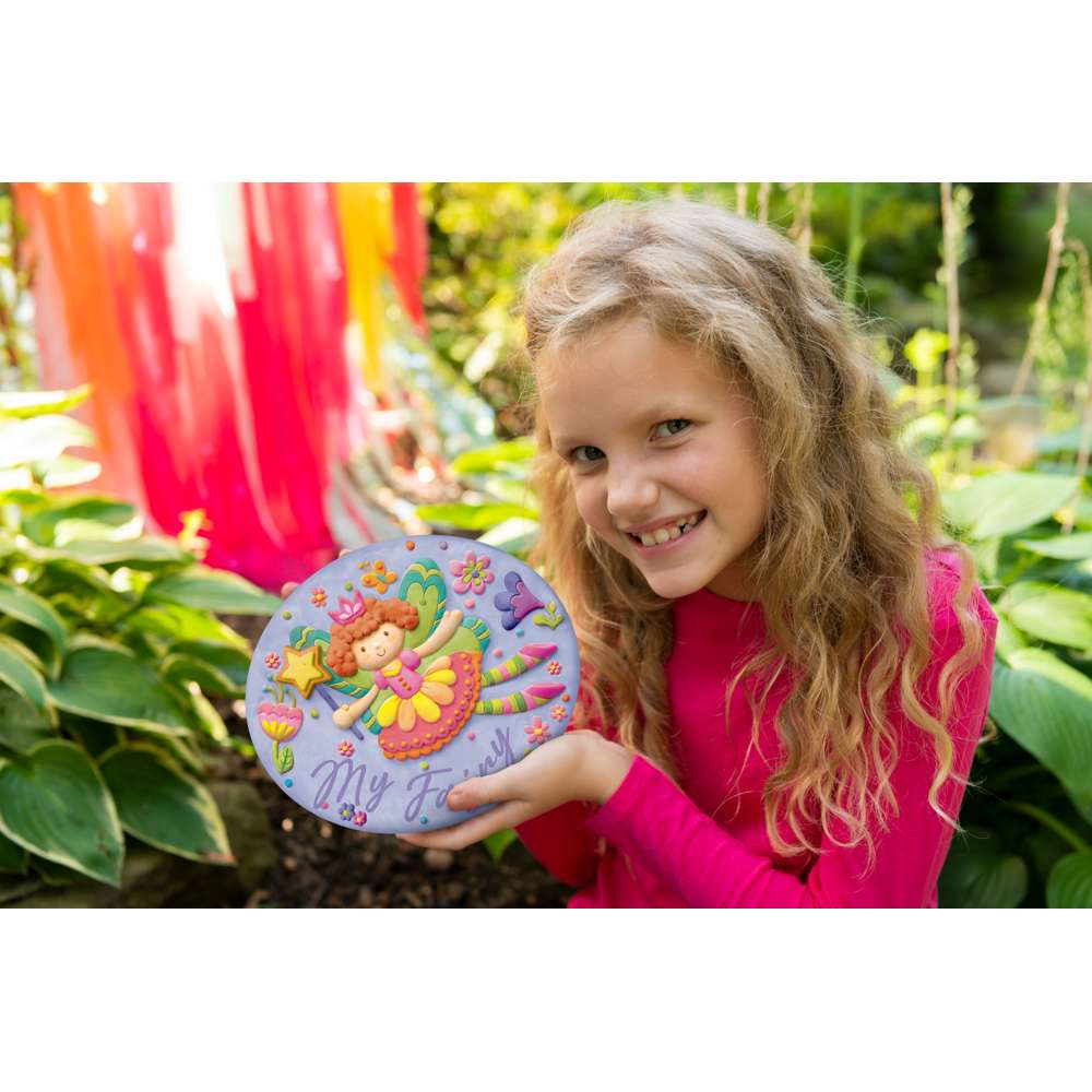 KidzMaker - Paint Your Own Terracotta Fairy Garden Stone