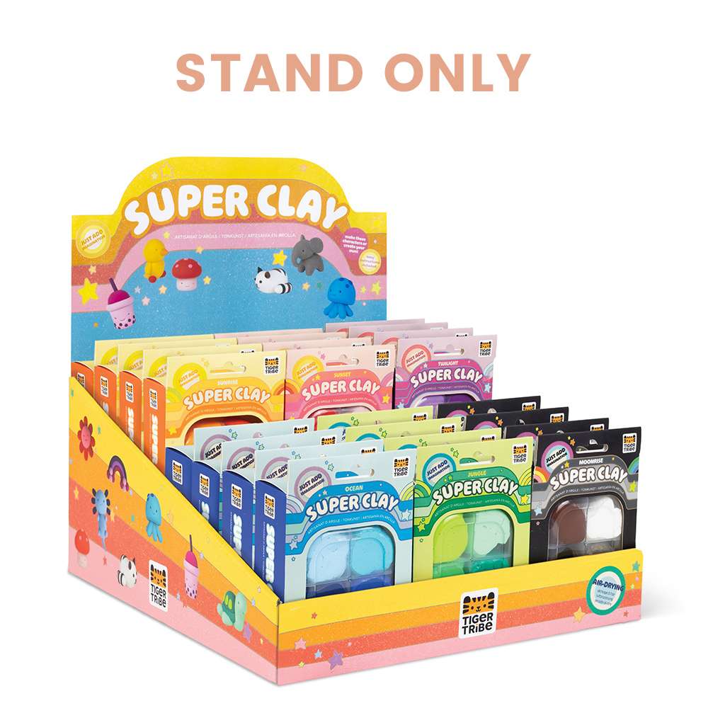 Super Clay Stationery CDU ONLY