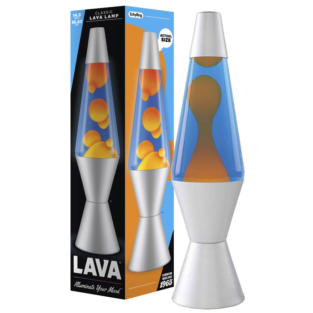 14.5" LAVA Lamp (Orange/Blue)