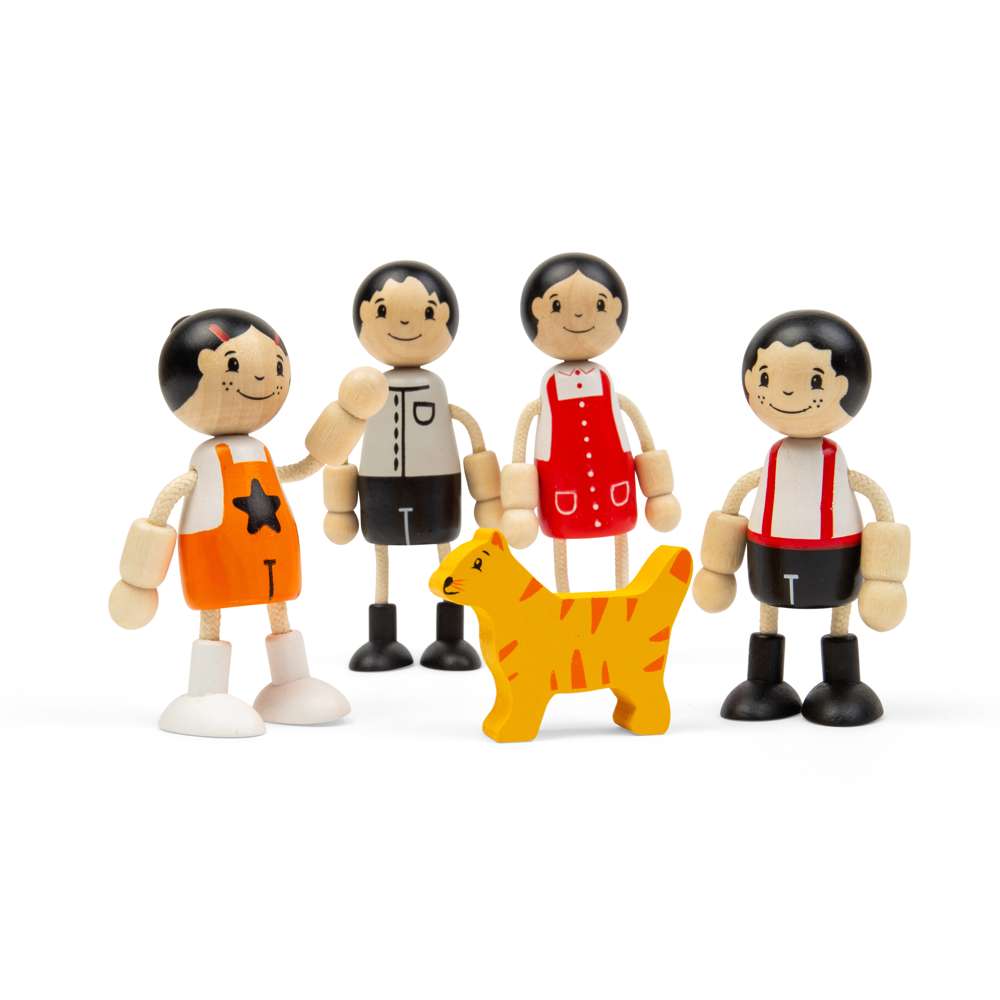 East Asian Family Dolls