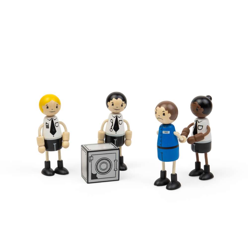 Police Officer and Prisoner Dolls