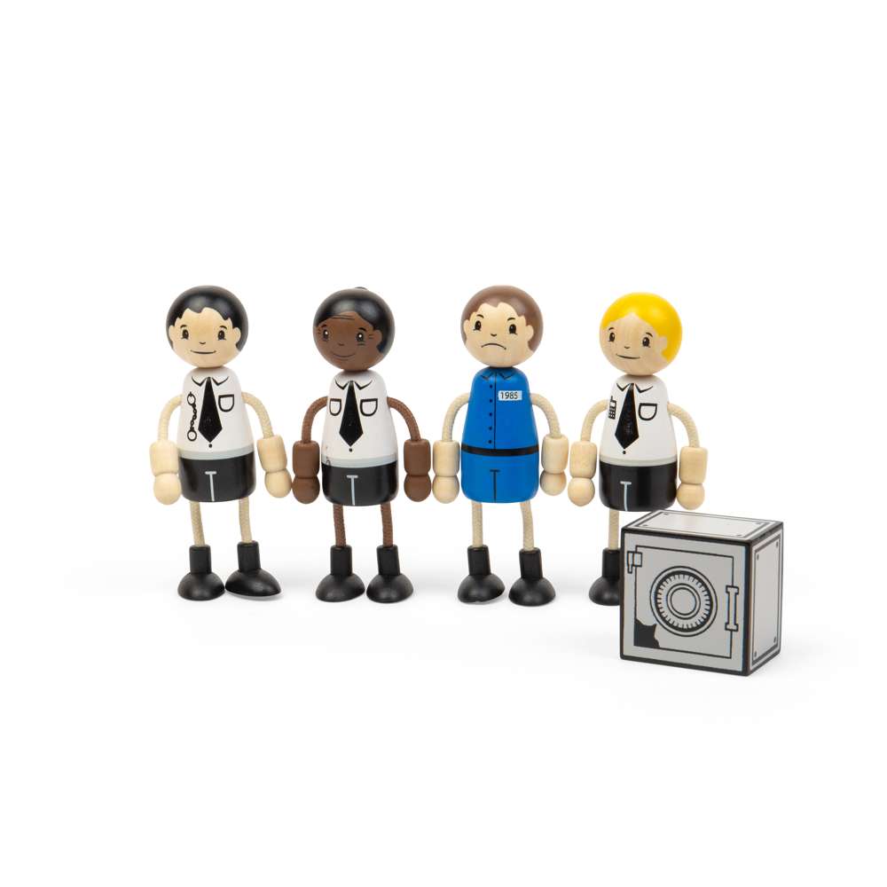 Police Officer and Prisoner Dolls
