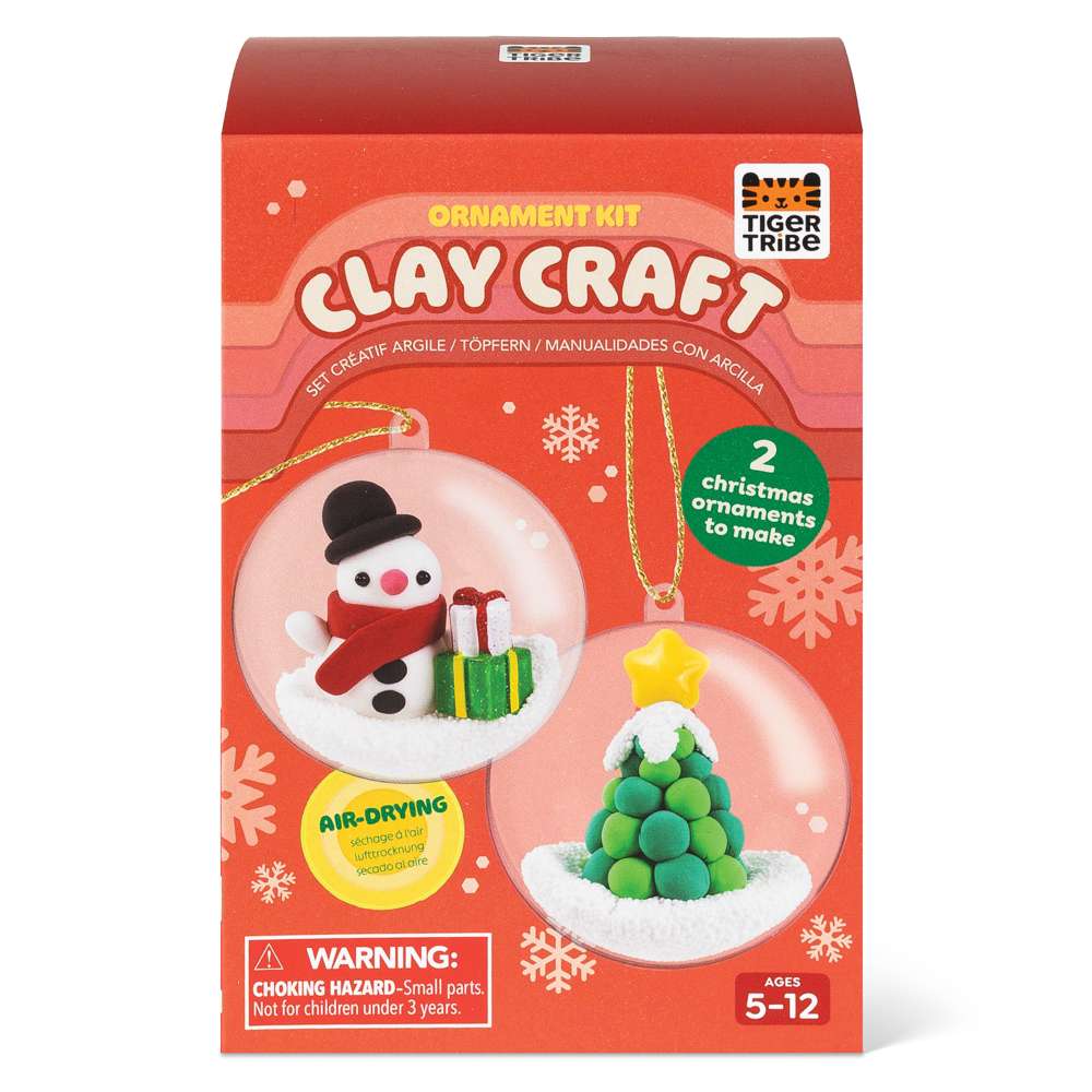 Bauble Craft Kit - Snowman & Tree