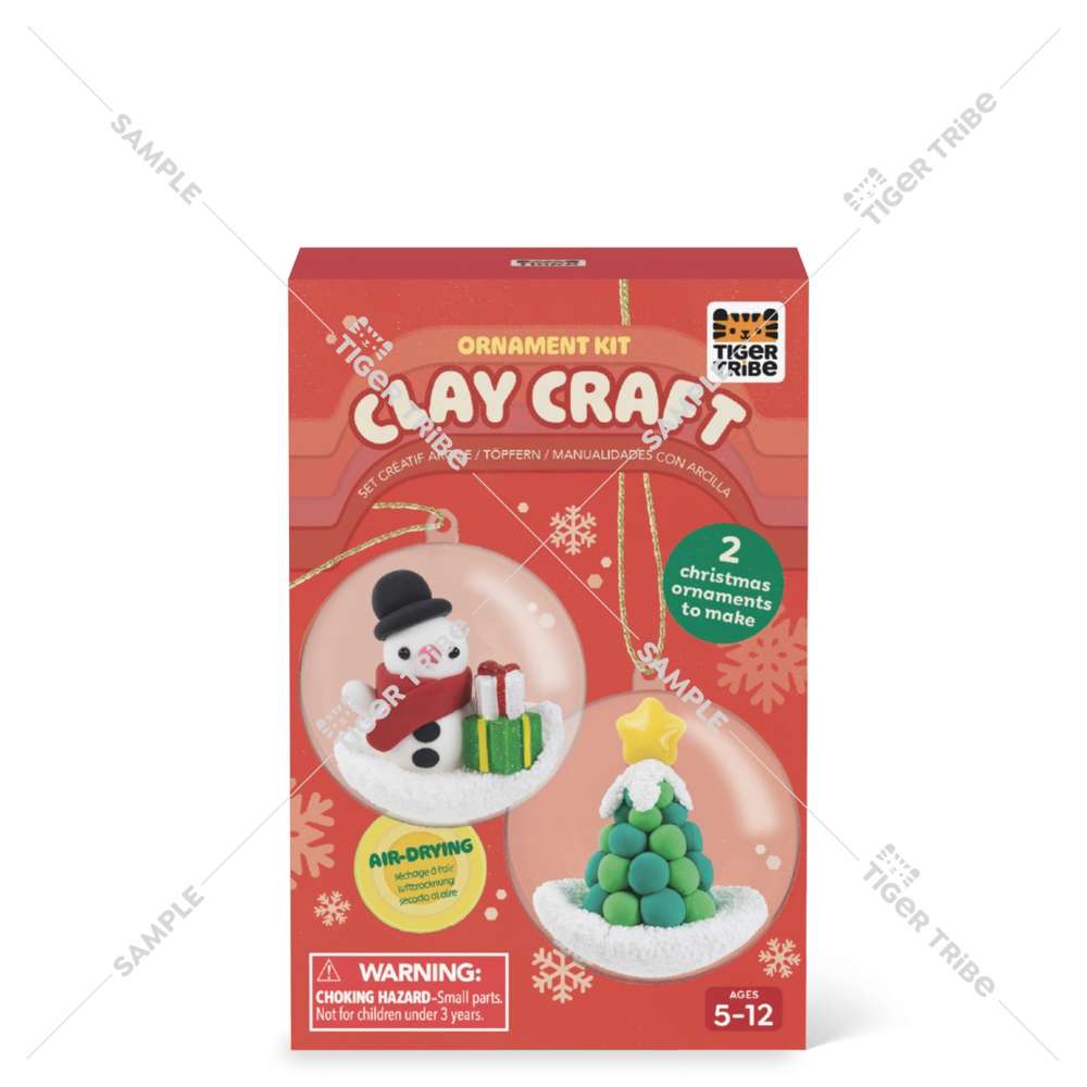 Bauble Craft Kit - Snowman & Tree