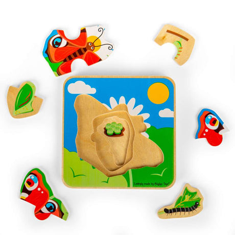 Lifecycle Layer Puzzle - Butterfly
