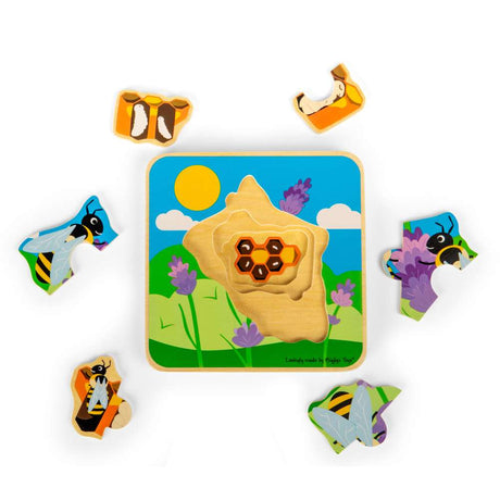 Lifecycle Layer Puzzle - Honeybee