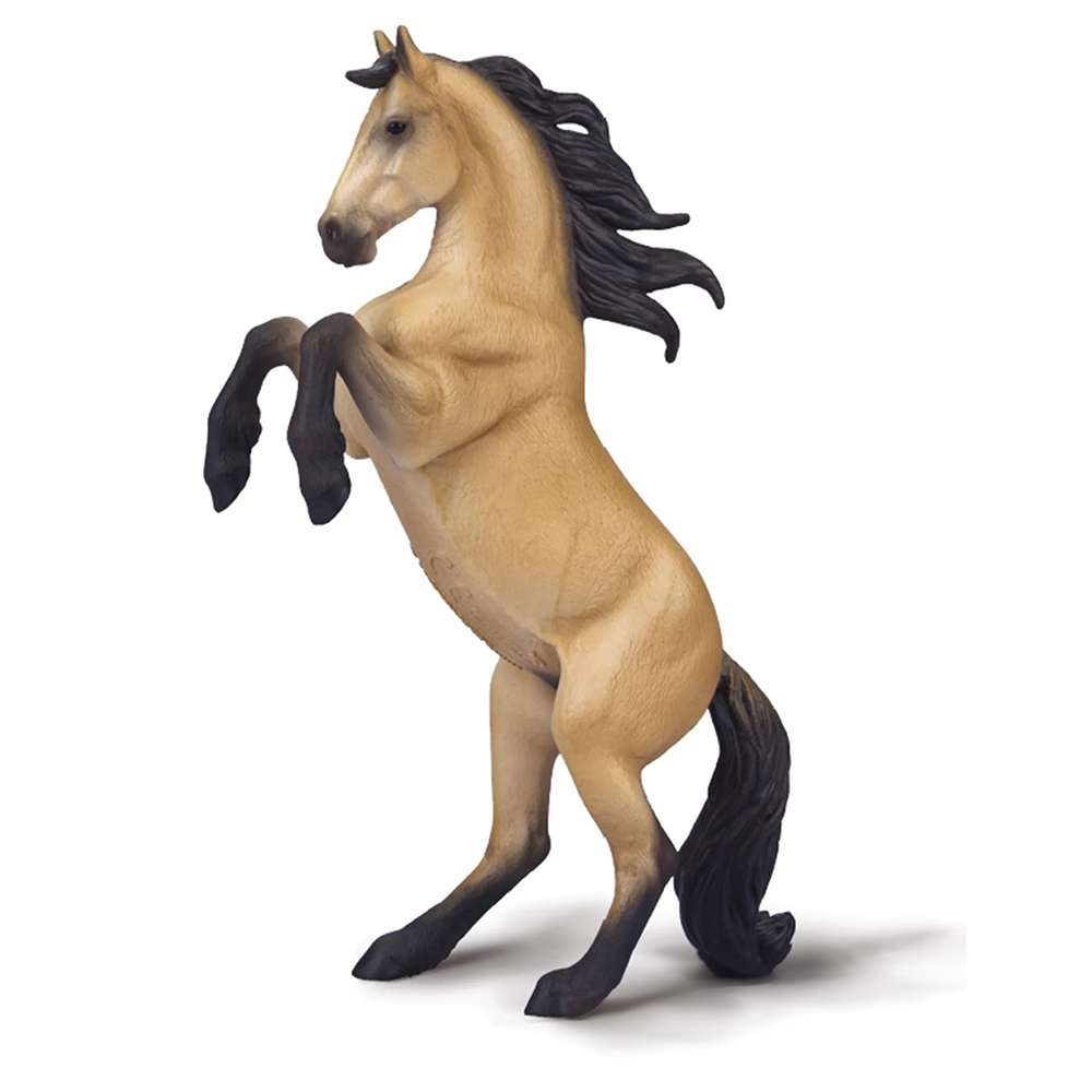 Warlander Mare Rearing - Buckskin