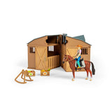 Rider & Accessories with Horse & Stable Box Set