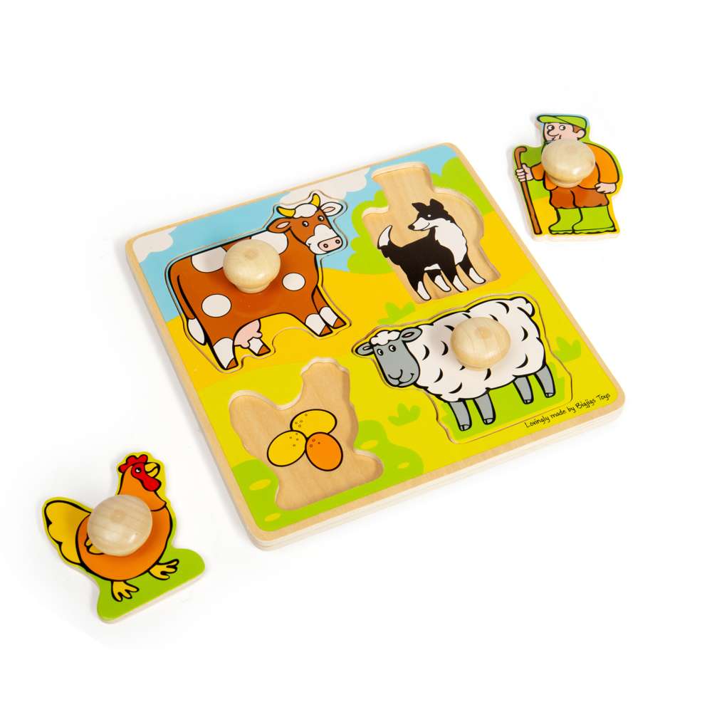 My First Peg Puzzle Farm