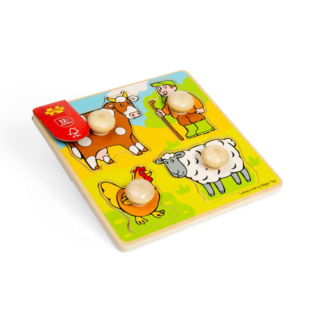 My First Peg Puzzle Farm