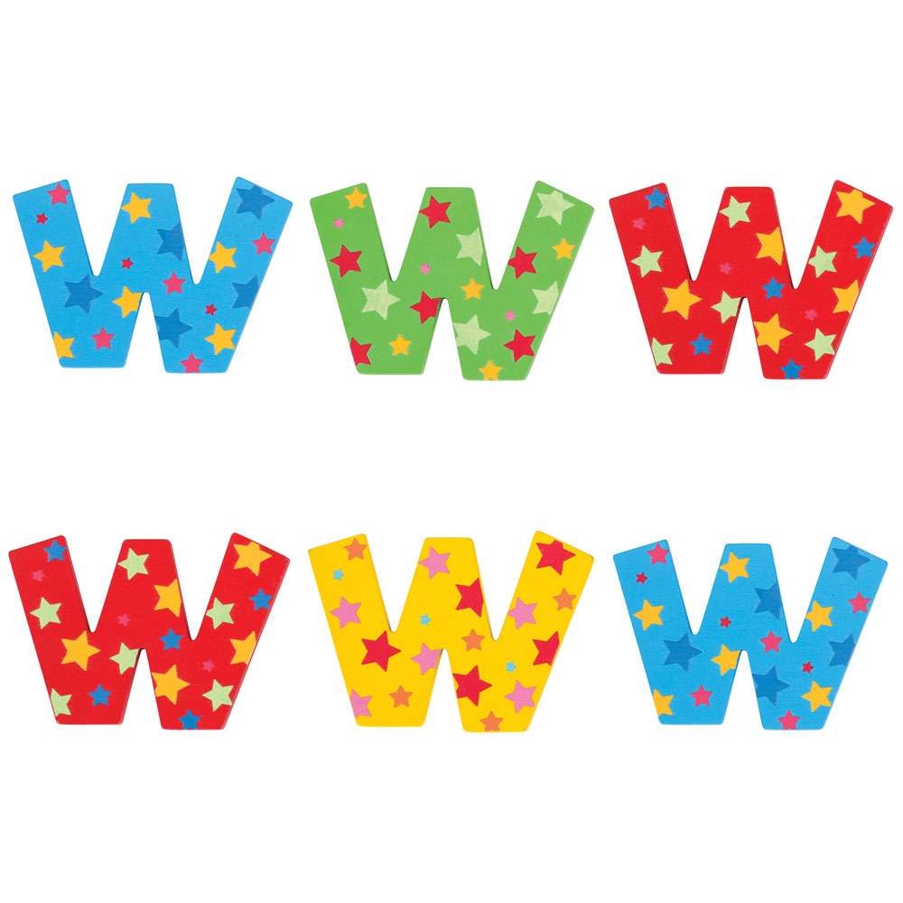 Star Letter W (6)