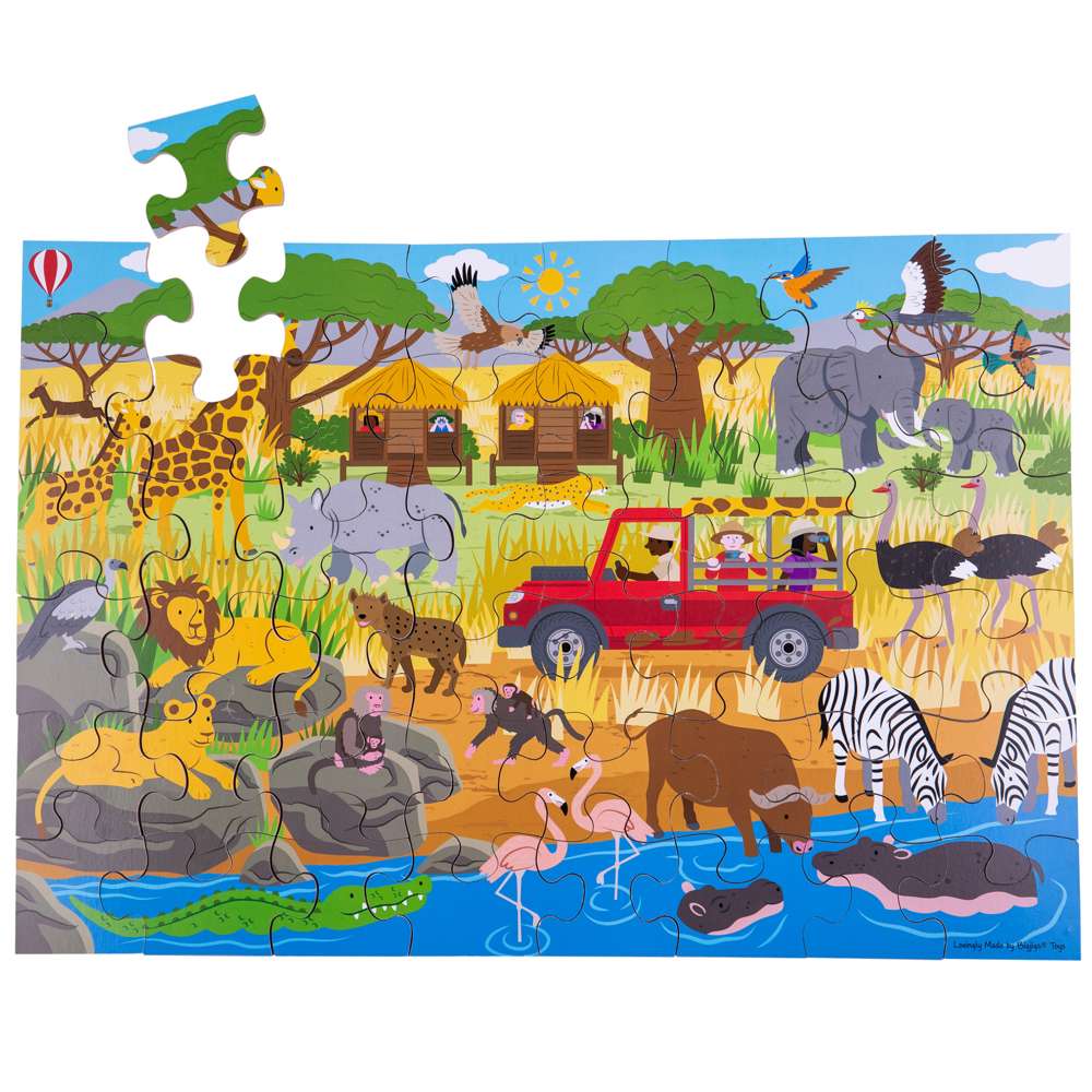 African Adventure Floor Puzzle (48 piece)