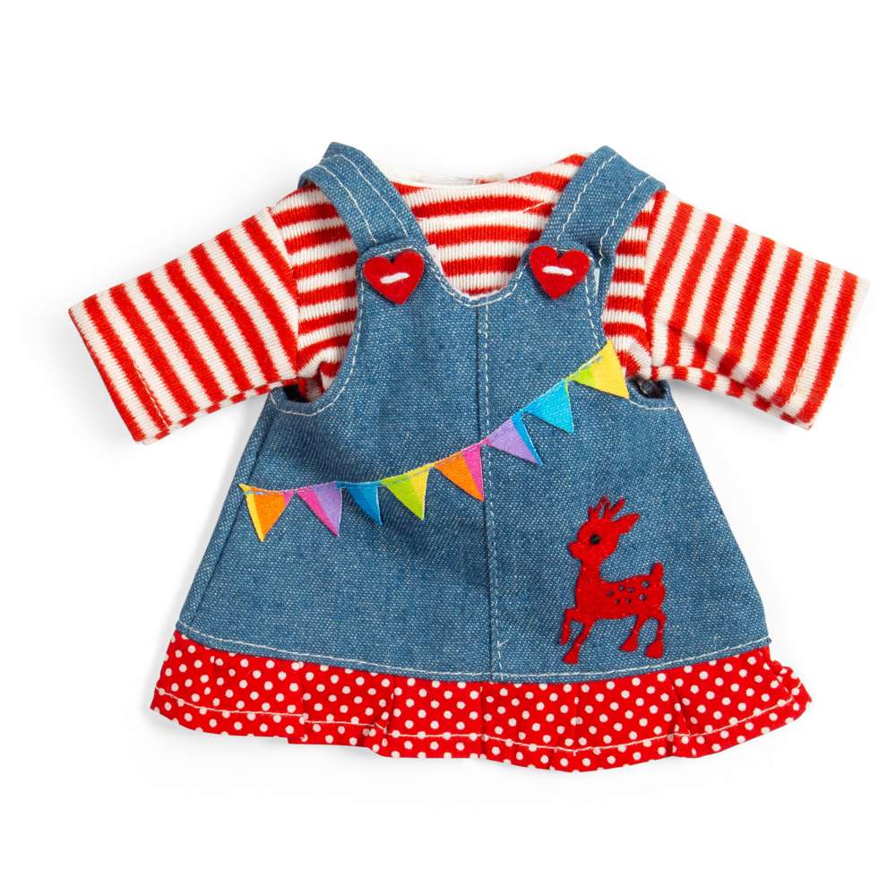 Denim Pinafore Dress - Small