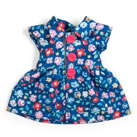Navy Floral Dress - Small