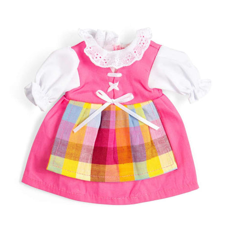 Pink Dress With Pinafore - Small