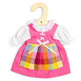 Pink Dress With Pinafore - Small