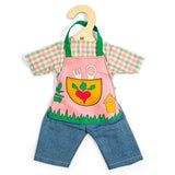 Checkered Shirt Gardening Outfit - Medium