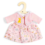 Wildlife Dress And Pink Cardigan - Medium