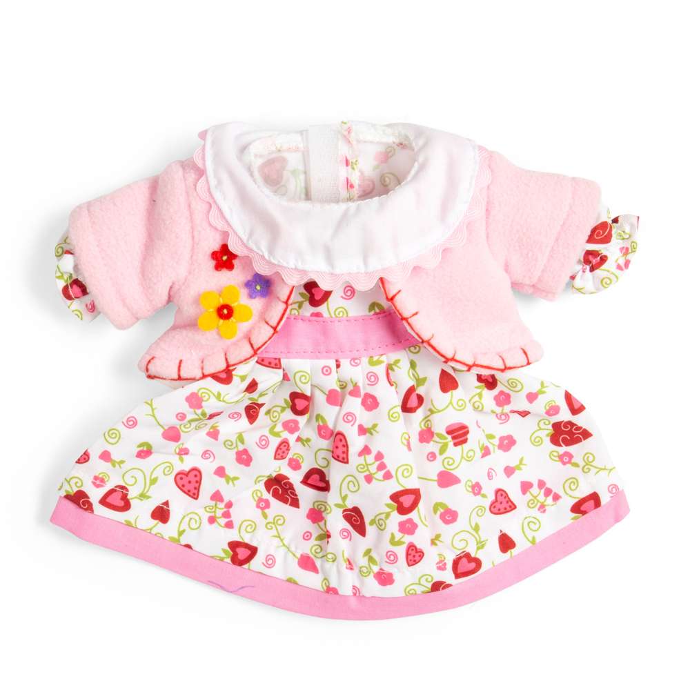 Heart Dress With Pink Cardigan - Medium