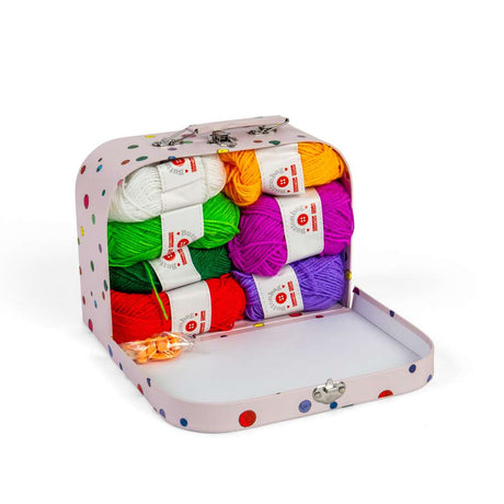 Pompom Suitcase