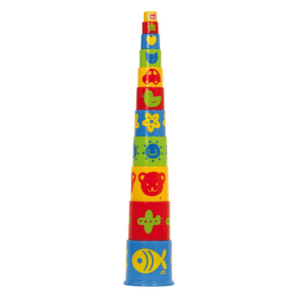 Multi Colour Stacking Buckets