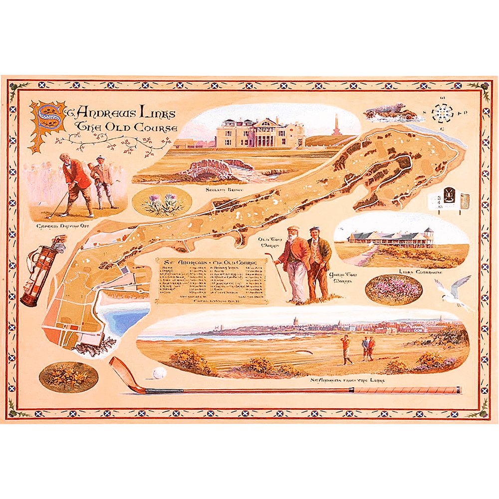 The Old Course - St Andrews - 1000 Piece Jigsaw Puzzle