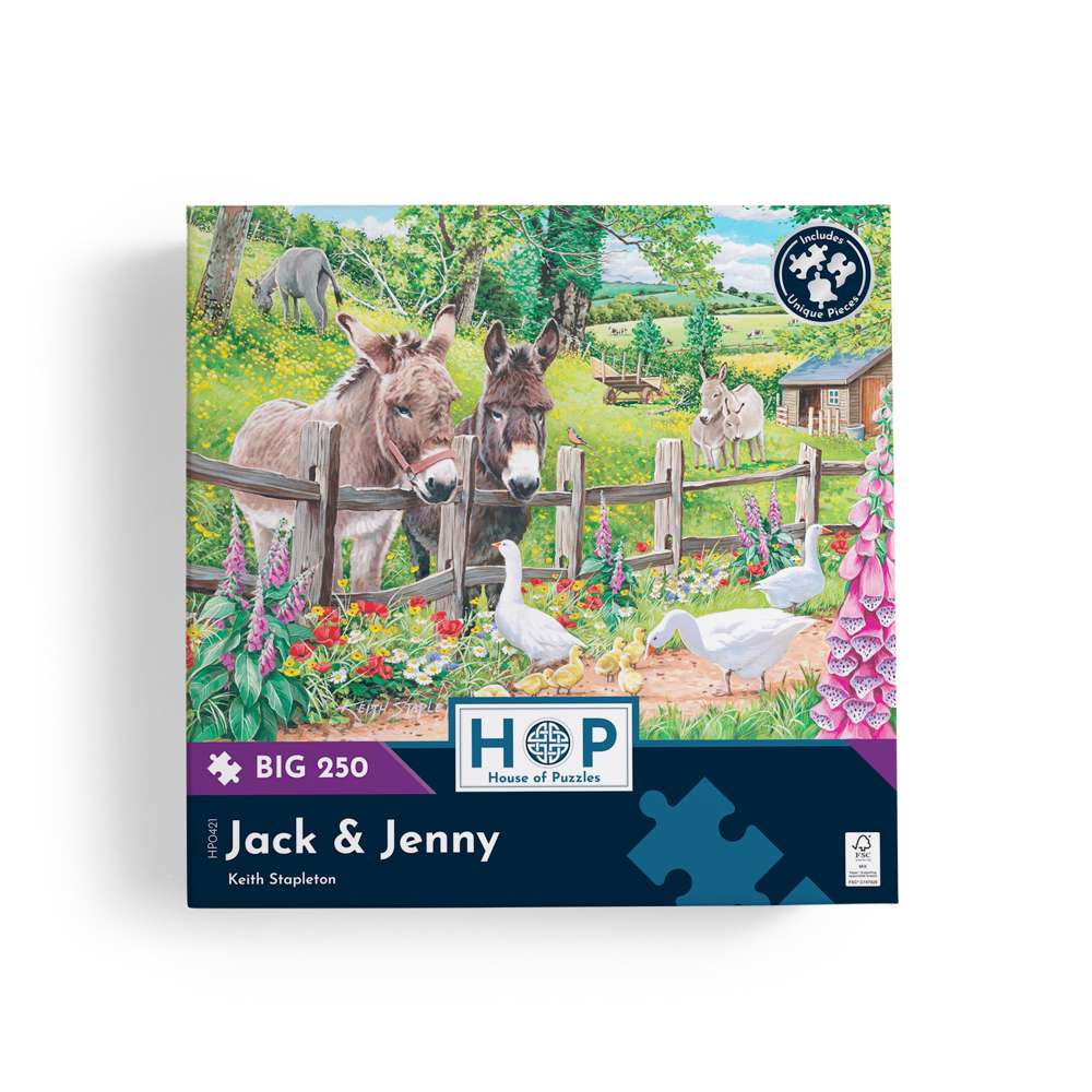 Jack & Jenny - BIG 250 Piece Jigsaw Puzzle
