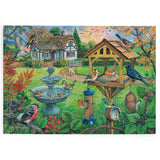 Bird Table - BIG 500 Piece Jigsaw Puzzle