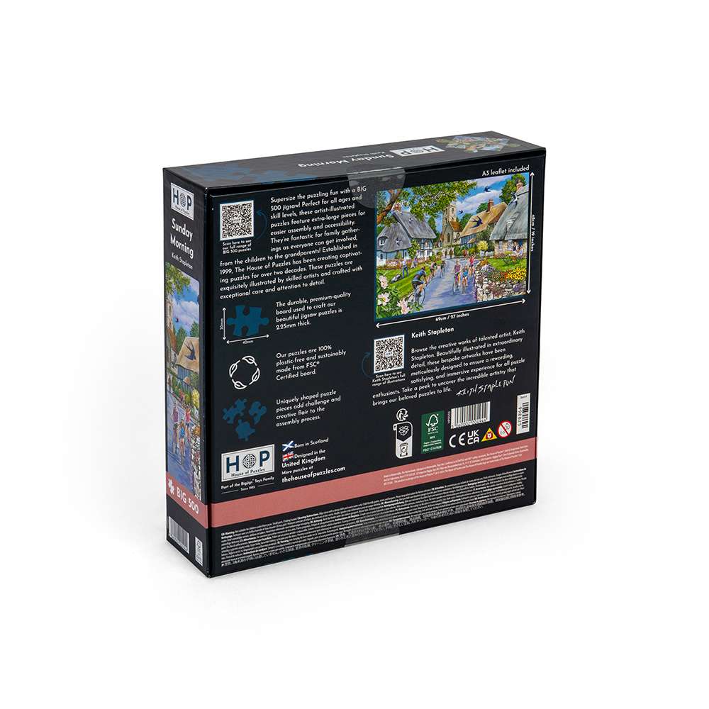 Sunday Morning - BIG 500 Piece Jigsaw Puzzle