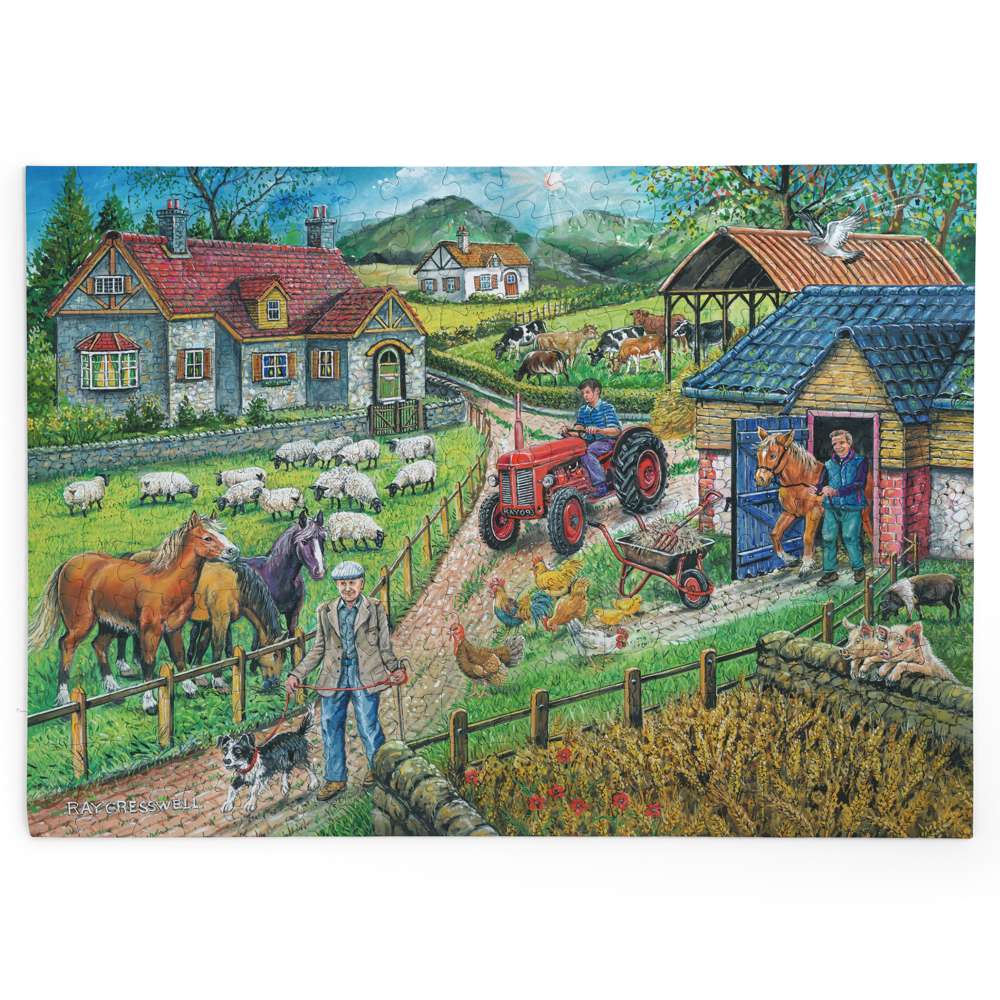 Barley Mow Farm - BIG 250 Piece Jigsaw Puzzle