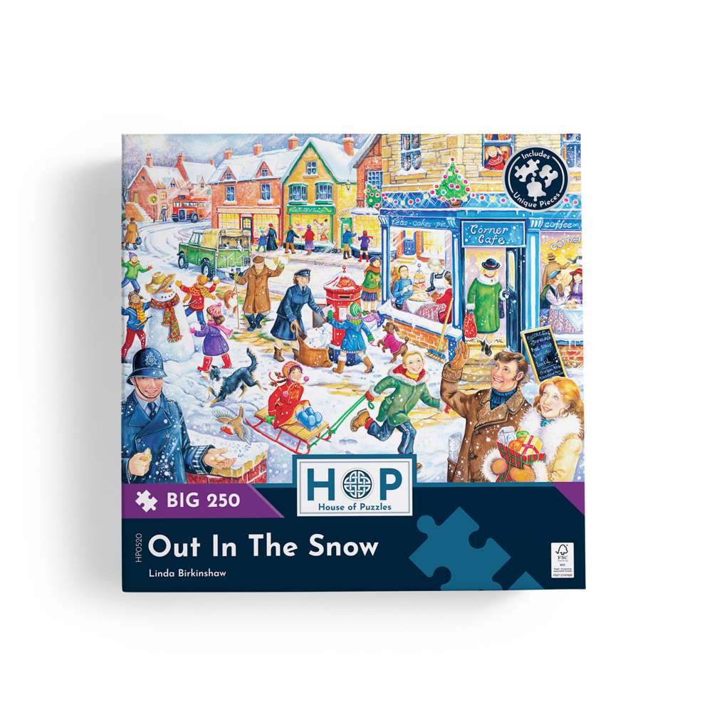 Out In The Snow - BIG 250 Piece Jigsaw Puzzle