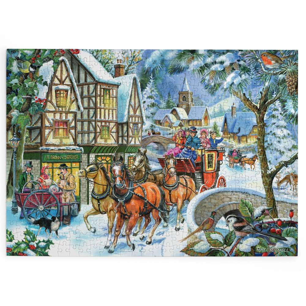 Snow Coach - BIG 500 Piece Jigsaw Puzzle