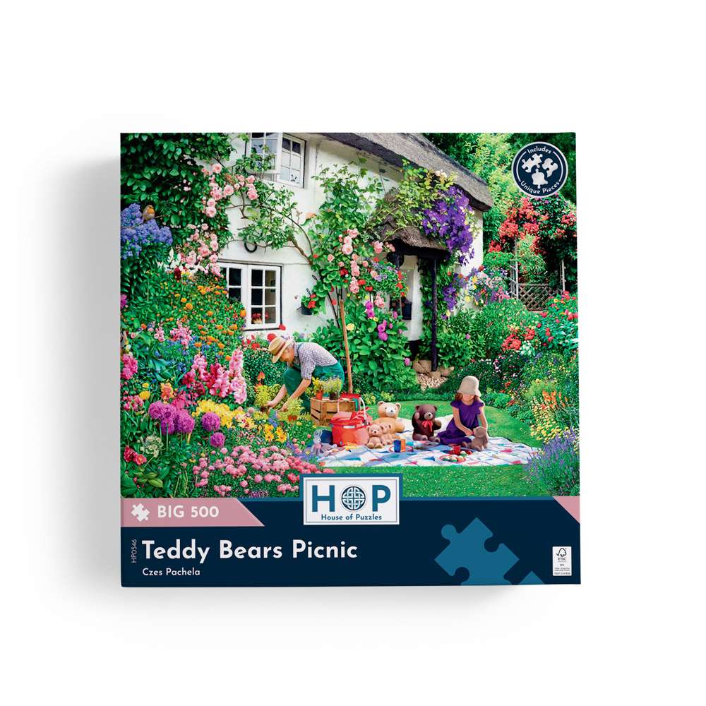Teddy Bears Picnic - BIG 500 Piece Jigsaw Puzzle