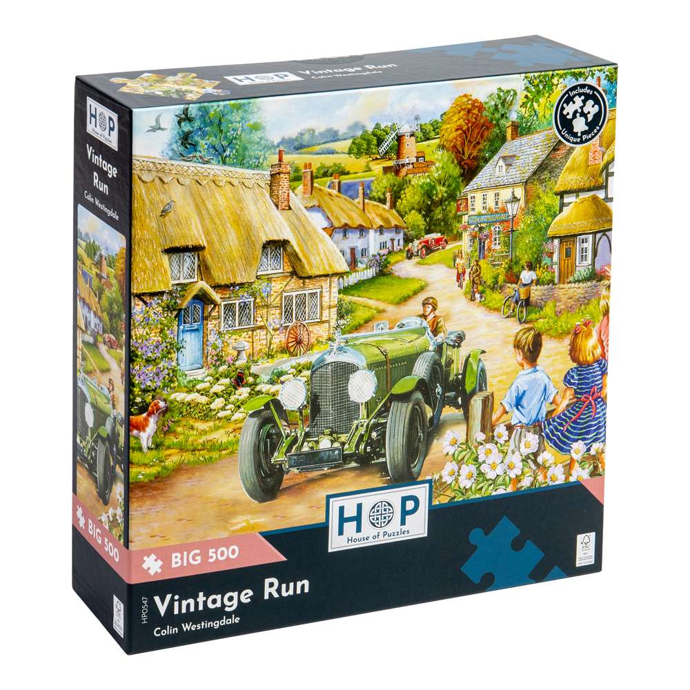 Vintage Run - BIG 500 Piece Jigsaw Puzzle