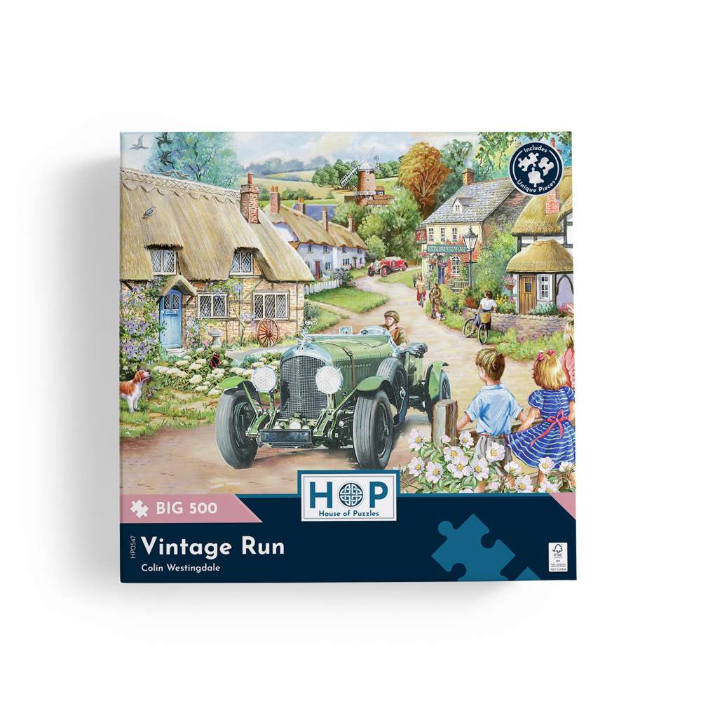 Vintage Run - BIG 500 Piece Jigsaw Puzzle
