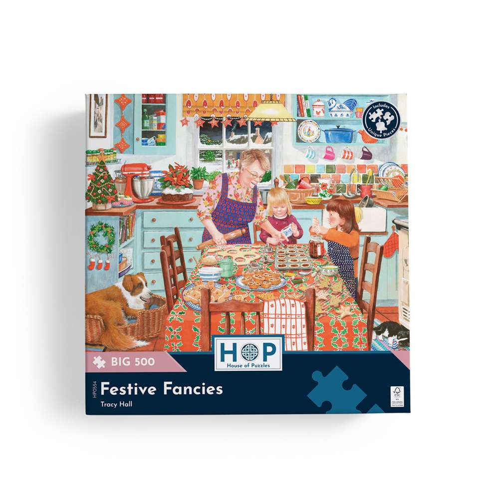 Festive Fancies - BIG 500 Piece Jigsaw Puzzle