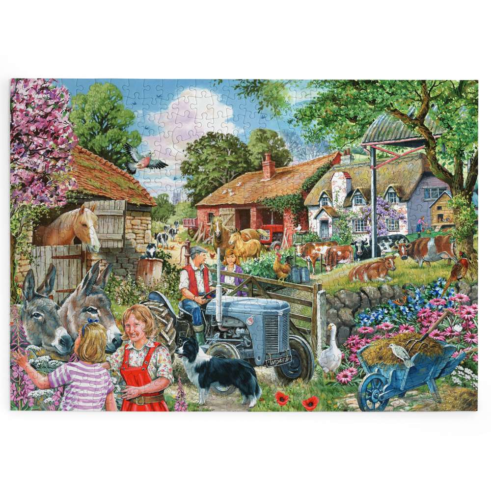 At The Farm Gate - BIG 500 Piece Jigsaw Puzzle