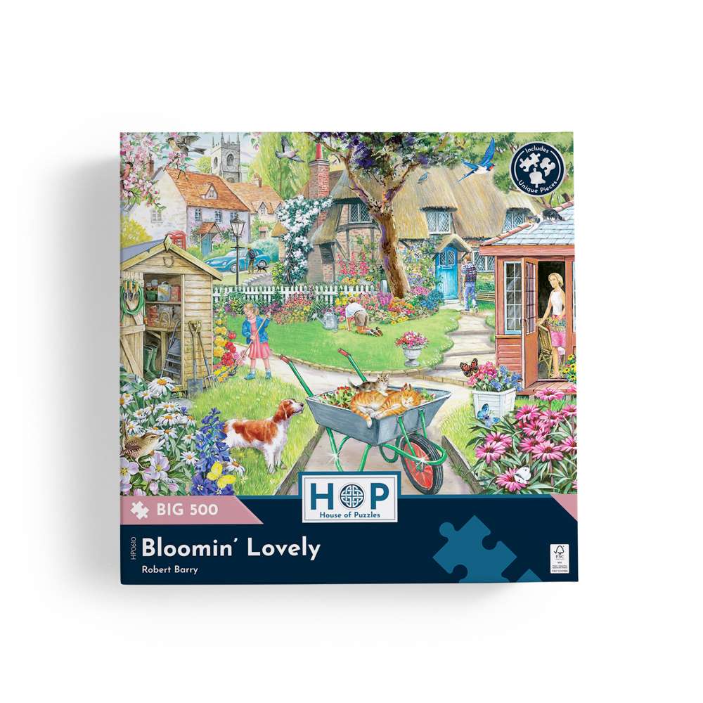 Bloomin' Lovely - BIG 500 Piece Jigsaw Puzzle