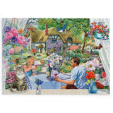 Enjoying the Garden - BIG 500 Piece Jigsaw Puzzle