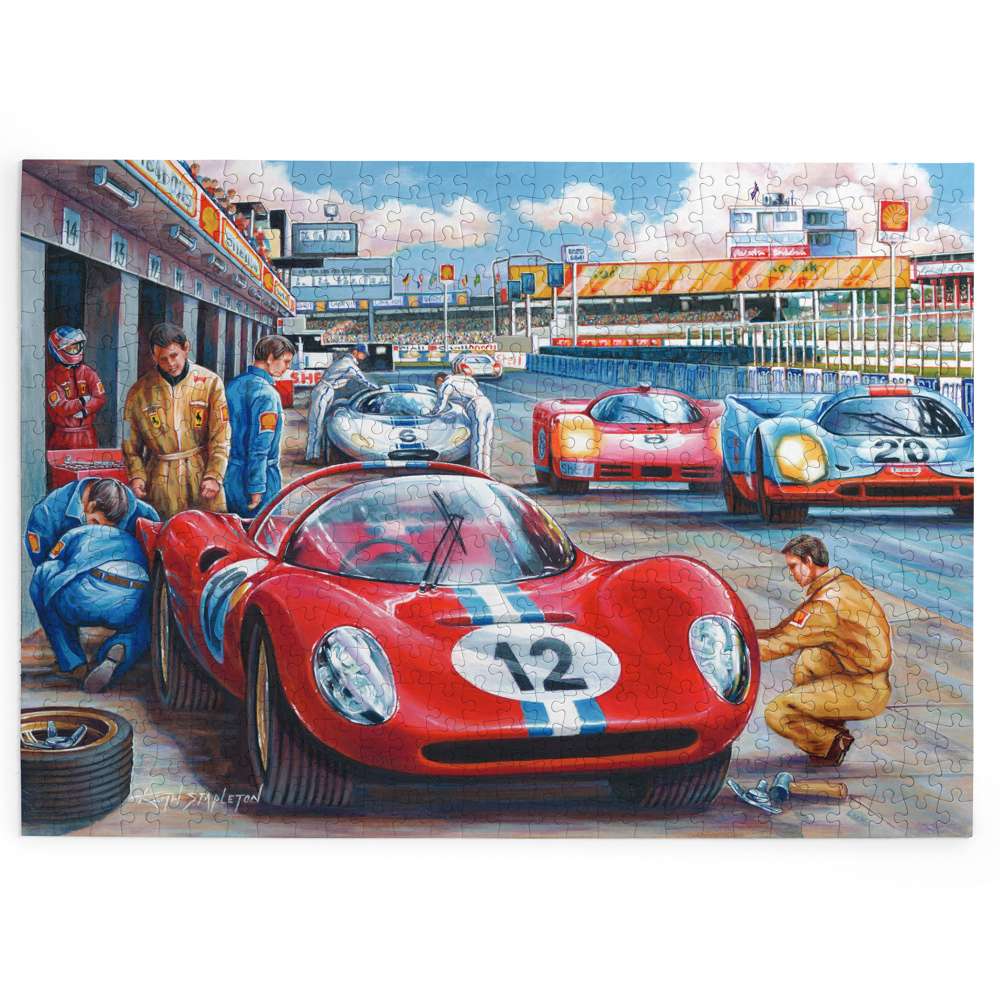 Pit Stop - BIG 500 Piece Jigsaw Puzzle
