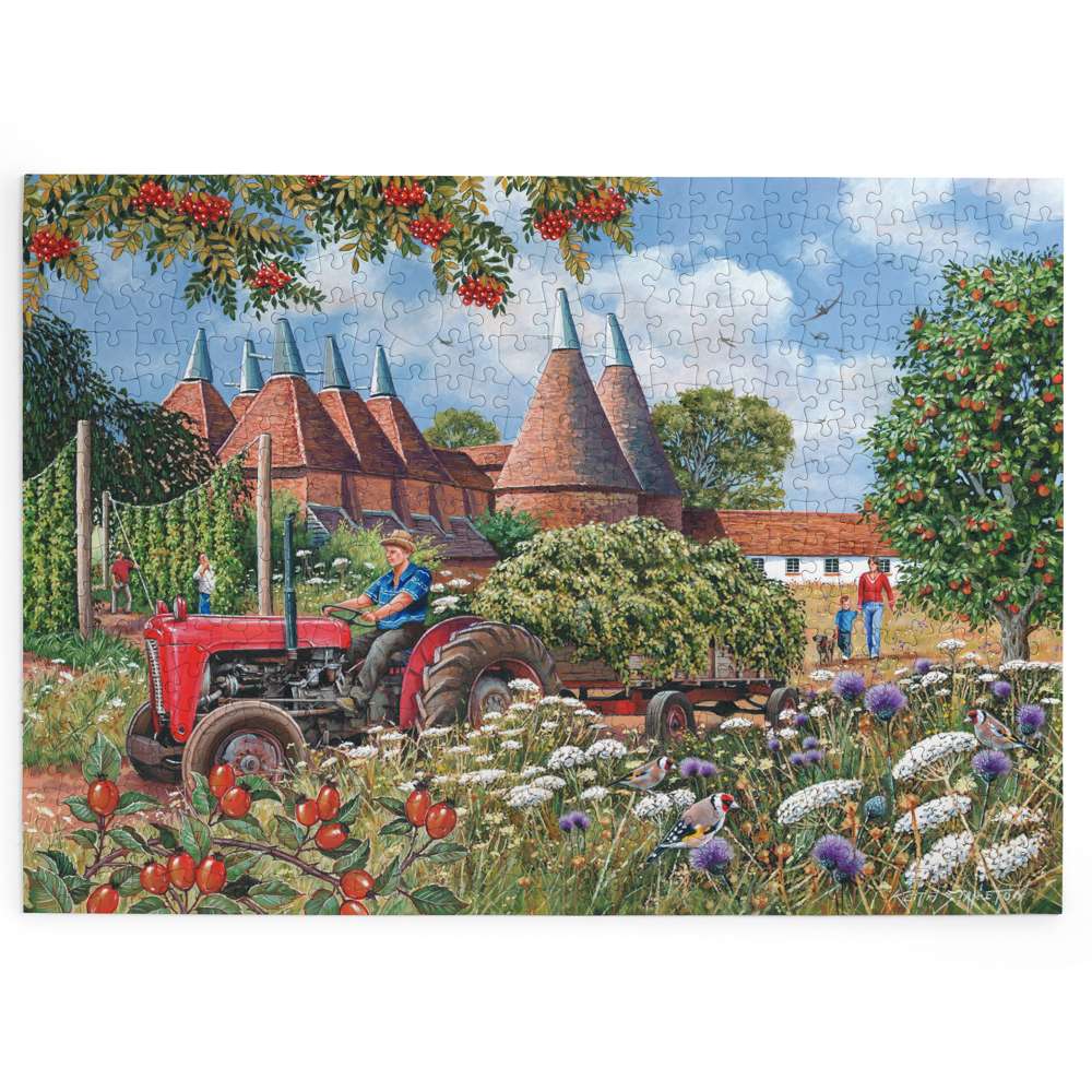 Oast Houses - BIG 500 Piece Jigsaw Puzzle