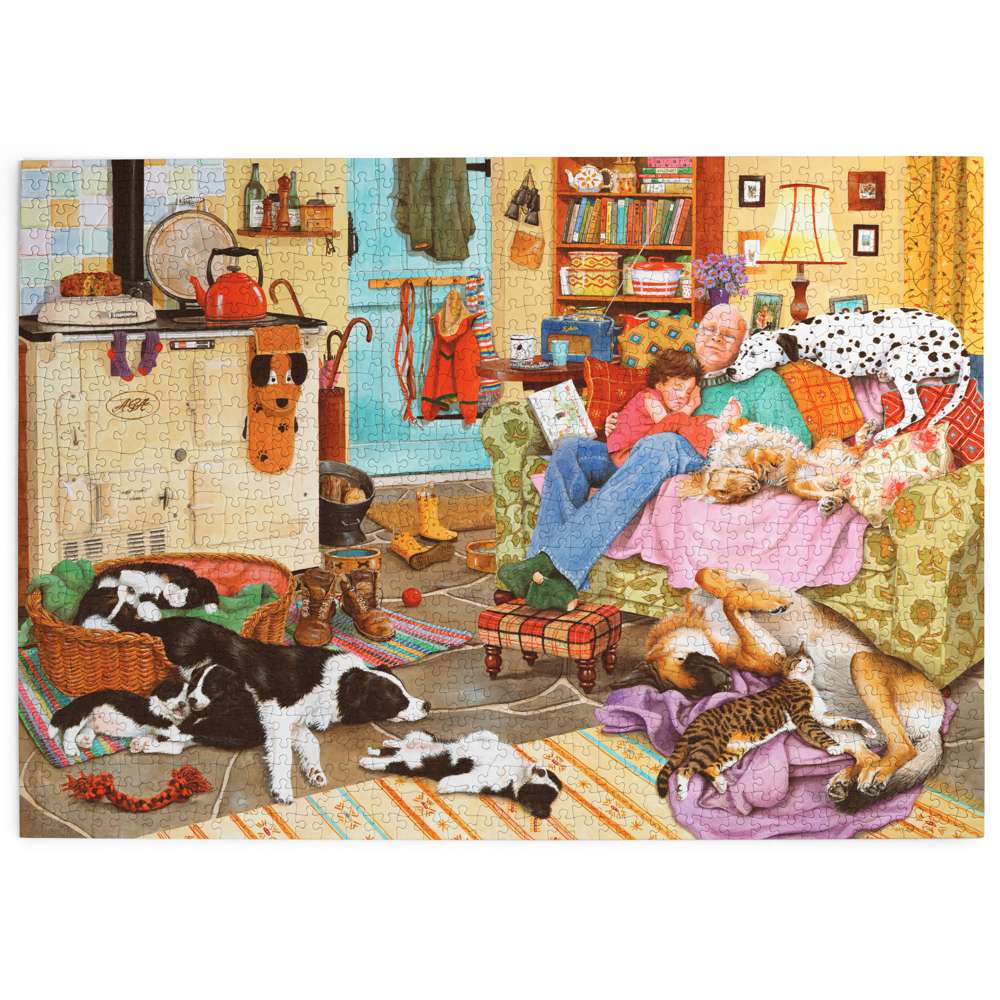 Dog Tired - 1000 Piece Jigsaw Puzzle