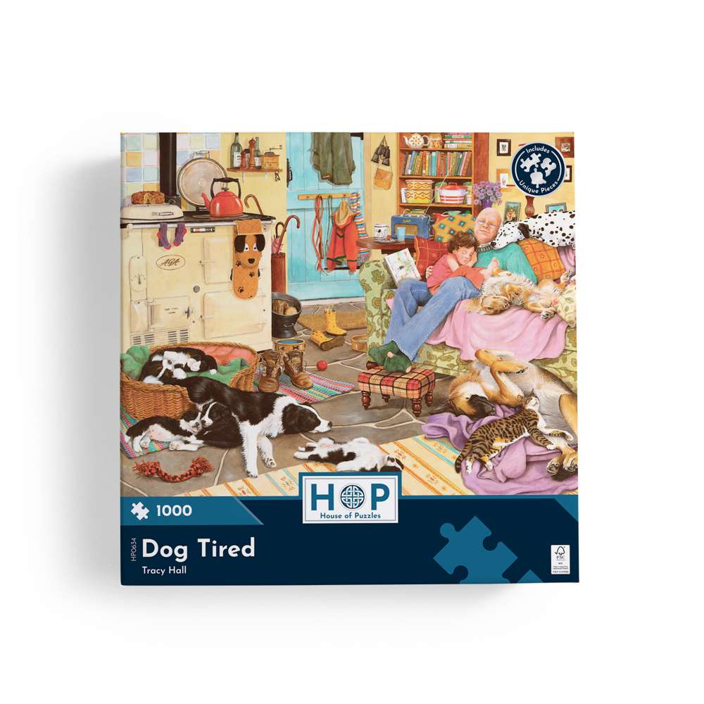 Dog Tired - 1000 Piece Jigsaw Puzzle